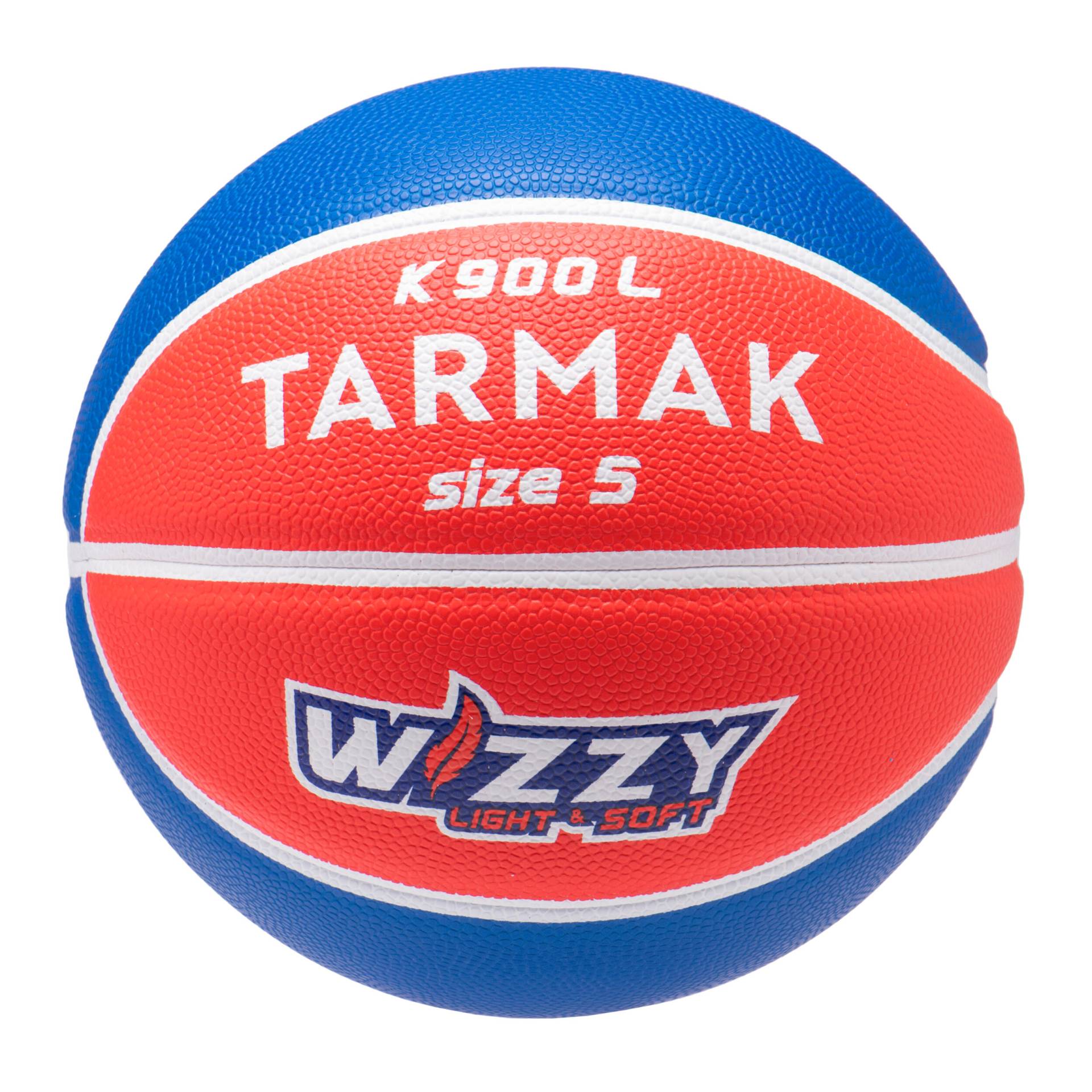 Basketball Grösse 5 Light & Soft - K900 Wizzy blau/rot von TARMAK