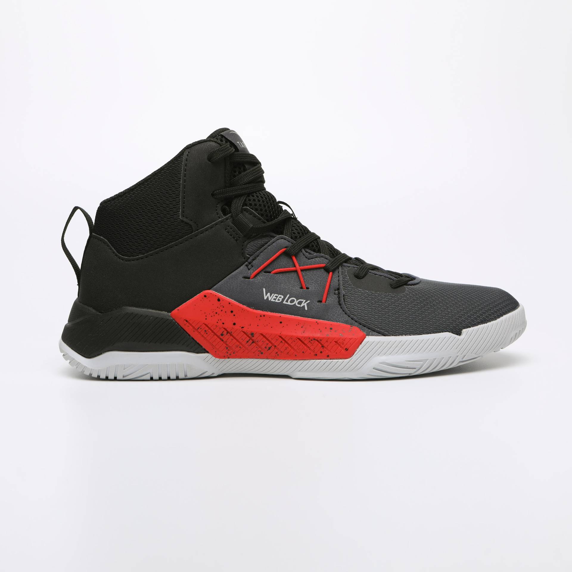 Basketballschuhe Protect 100 Damen/Herren Einsteiger schwarz/rot Basketballschuhe Protect 100 Damen/Herren Einsteiger schwarz/rot von TARMAK