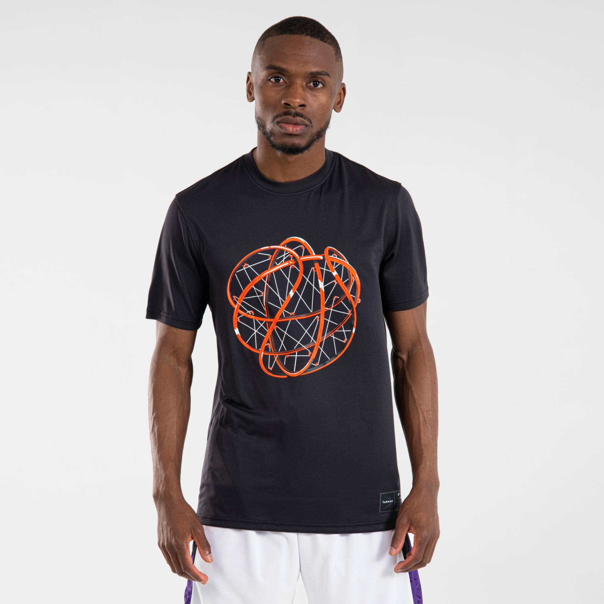 Herren Basketball T-Shirt - S500 Fast schwarz von TARMAK