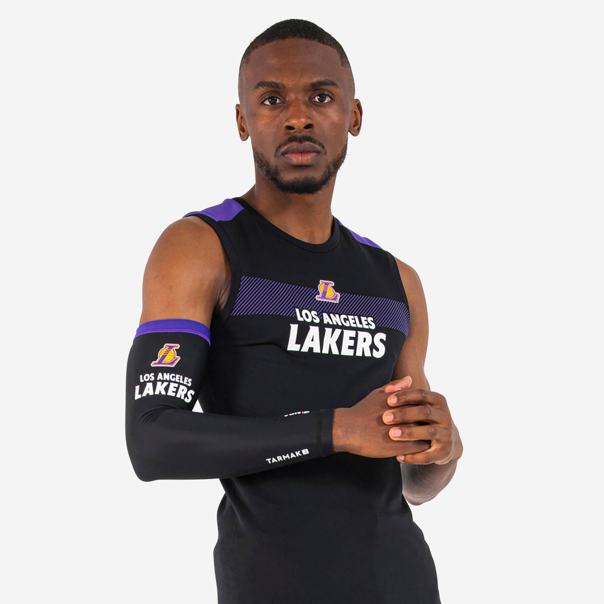 Damen/Herren Basketball Ellenbogenschoner E500 NBA Los Angeles Lakers schwarz Damen/Herren Basketball Ellenbogenschoner E500 NBA Los Angeles Lakers schwarz von TARMAK