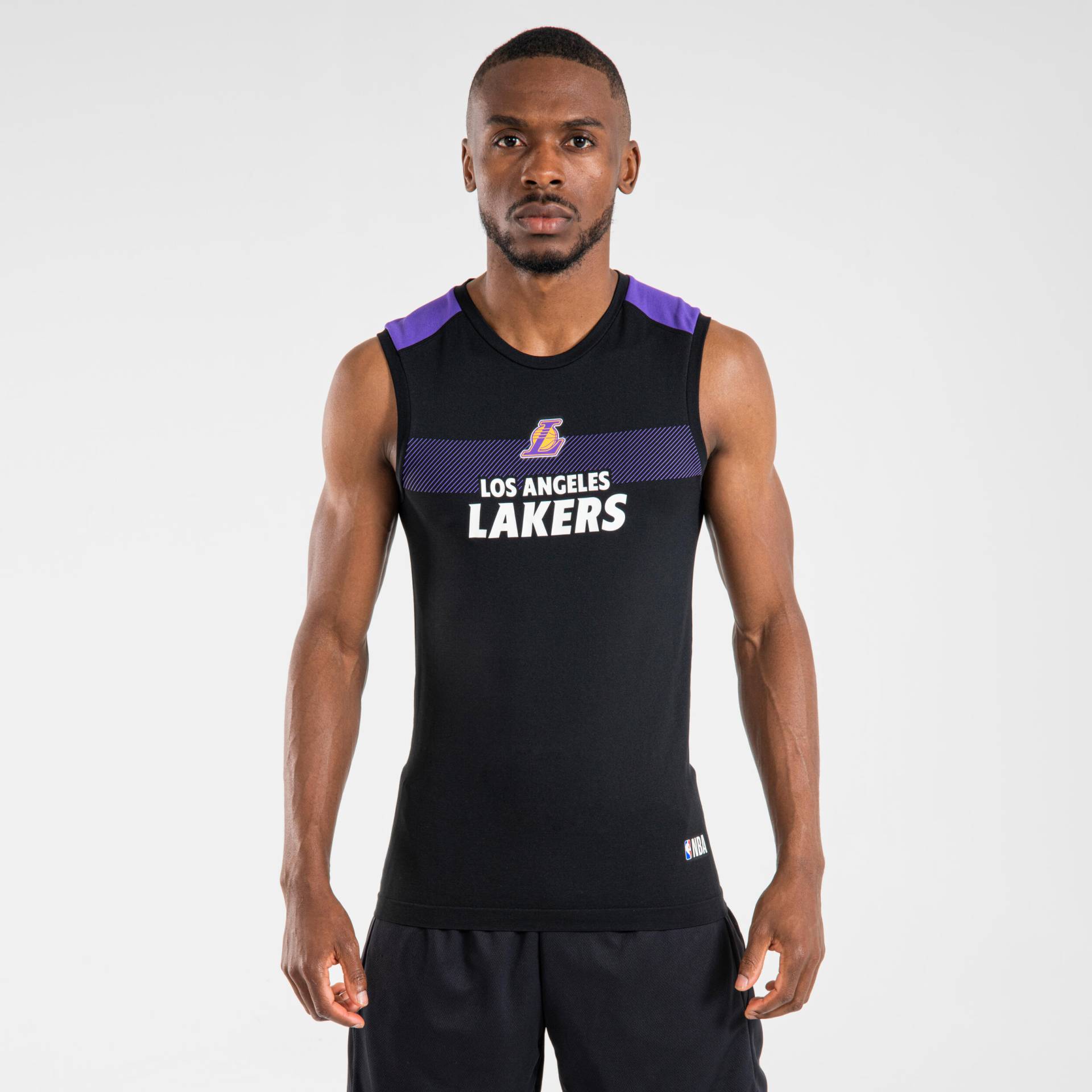 Damen/Herren Basketball Funktionsshirt NBA Los Angeles Lakers - UT500 schwarz Damen/Herren Basketball Funktionsshirt NBA Los Angeles Lakers - UT500 schwarz von TARMAK