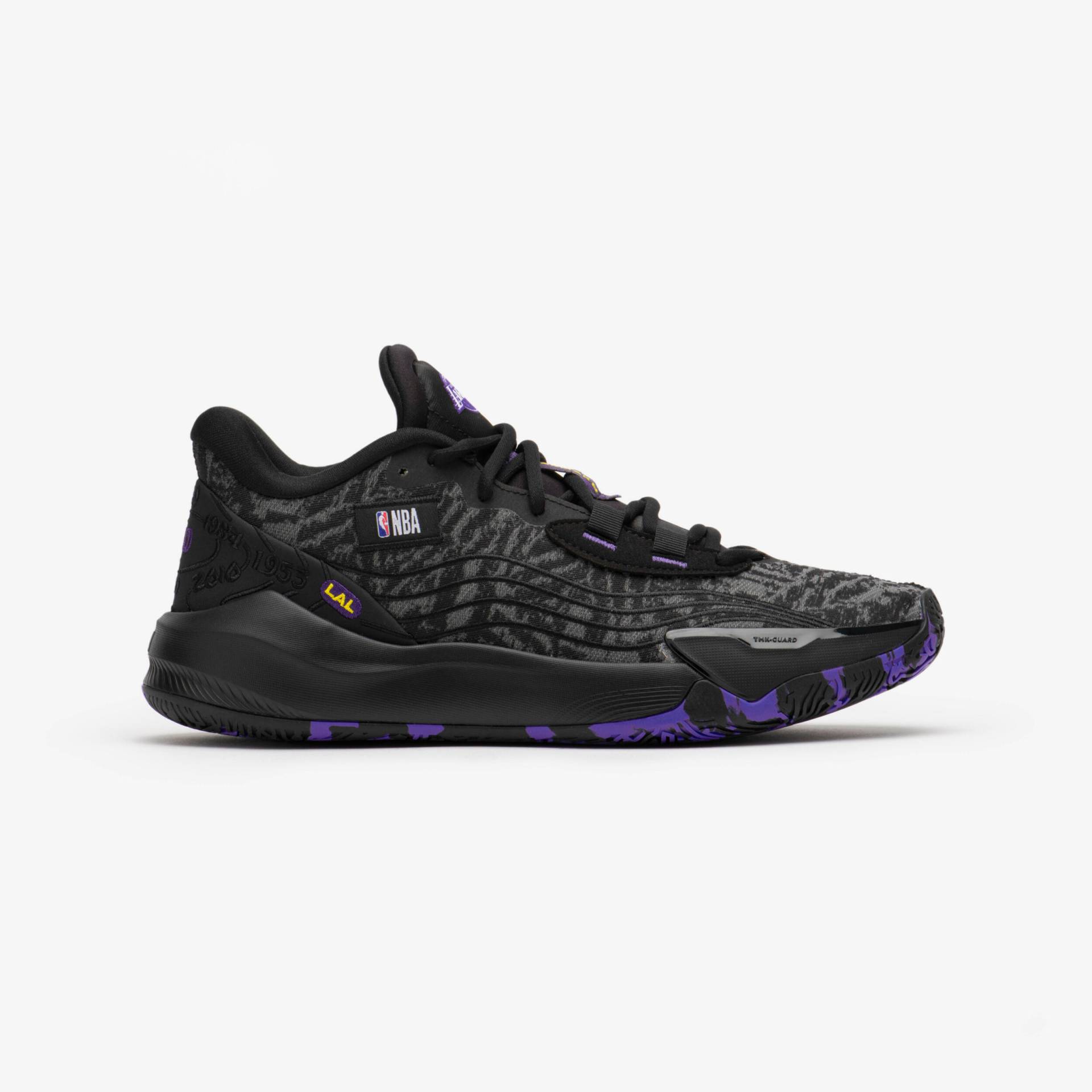 Damen/Herren Basketball Schuhe NBA Los Angeles Lakers - Fast 900 Low-1 schwarz von TARMAK