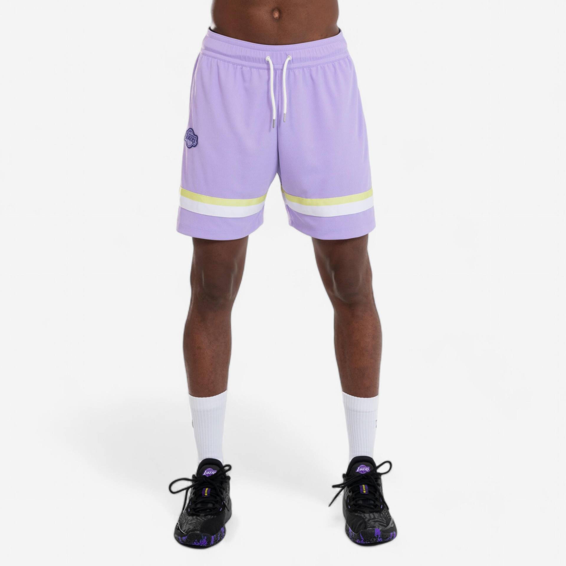 Damen/Herren Basketball Shorts NBA Lakers - SH 900 violett von TARMAK