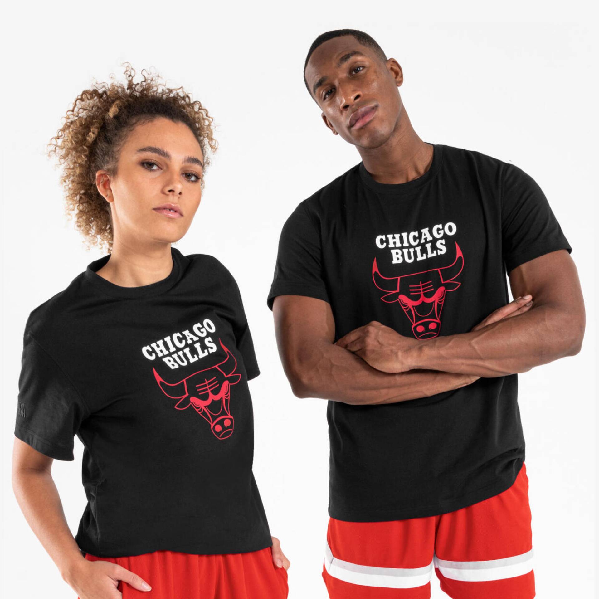 Damen/Herren Basketball T-Shirt NBA Chicago Bulls - TS 900 schwarz Damen/Herren Basketball T-Shirt NBA Chicago Bulls - TS 900 schwarz von TARMAK