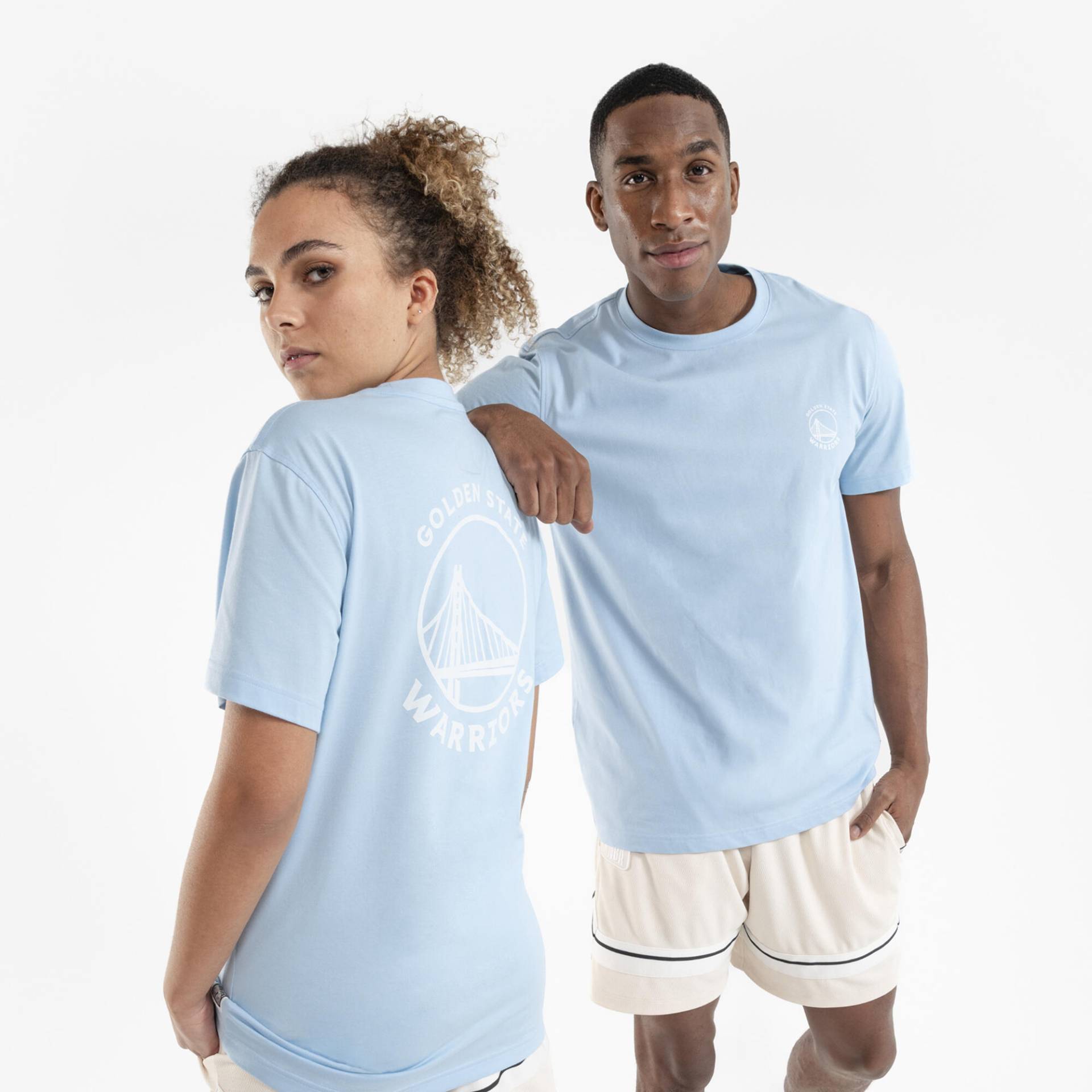 Damen/Herren Basketball T-Shirt NBA Golden State Warriors - TS 900 blau von TARMAK