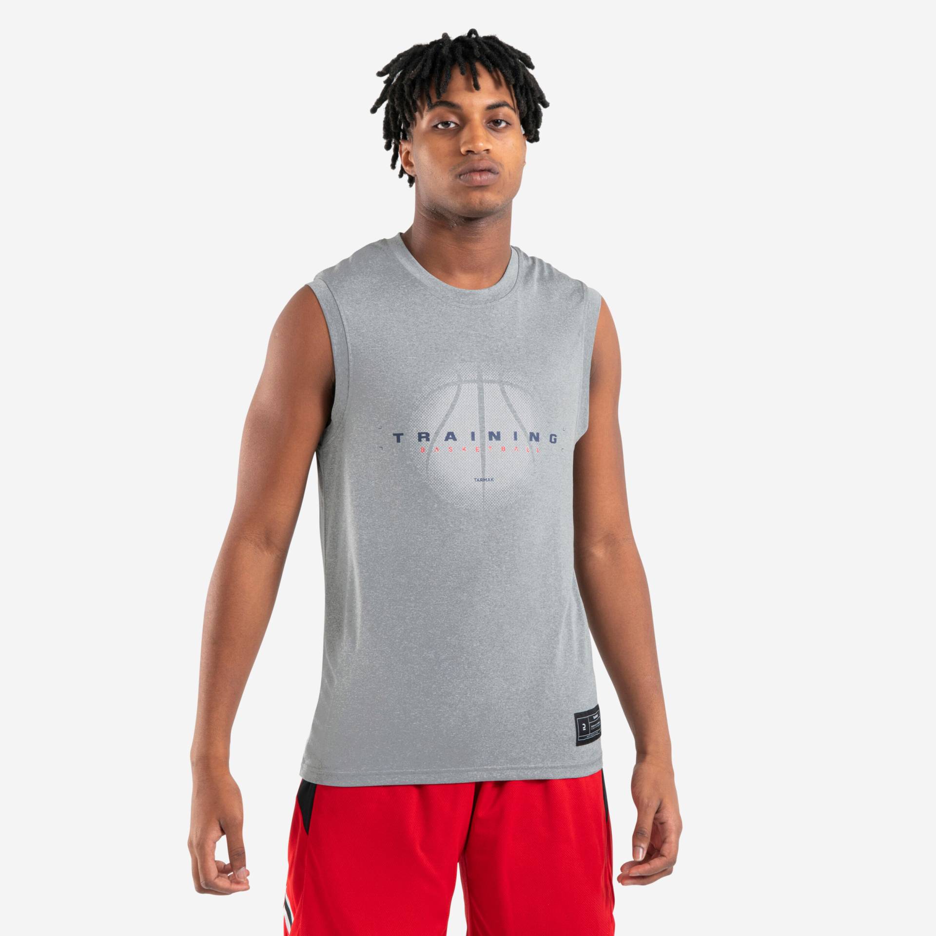 Damen/Herren ärmellos Basketballtrikot ‒ TS500 Herren grau Damen/Herren ärmellos Basketballtrikot ‒ TS500 Herren grau von KIPSTA