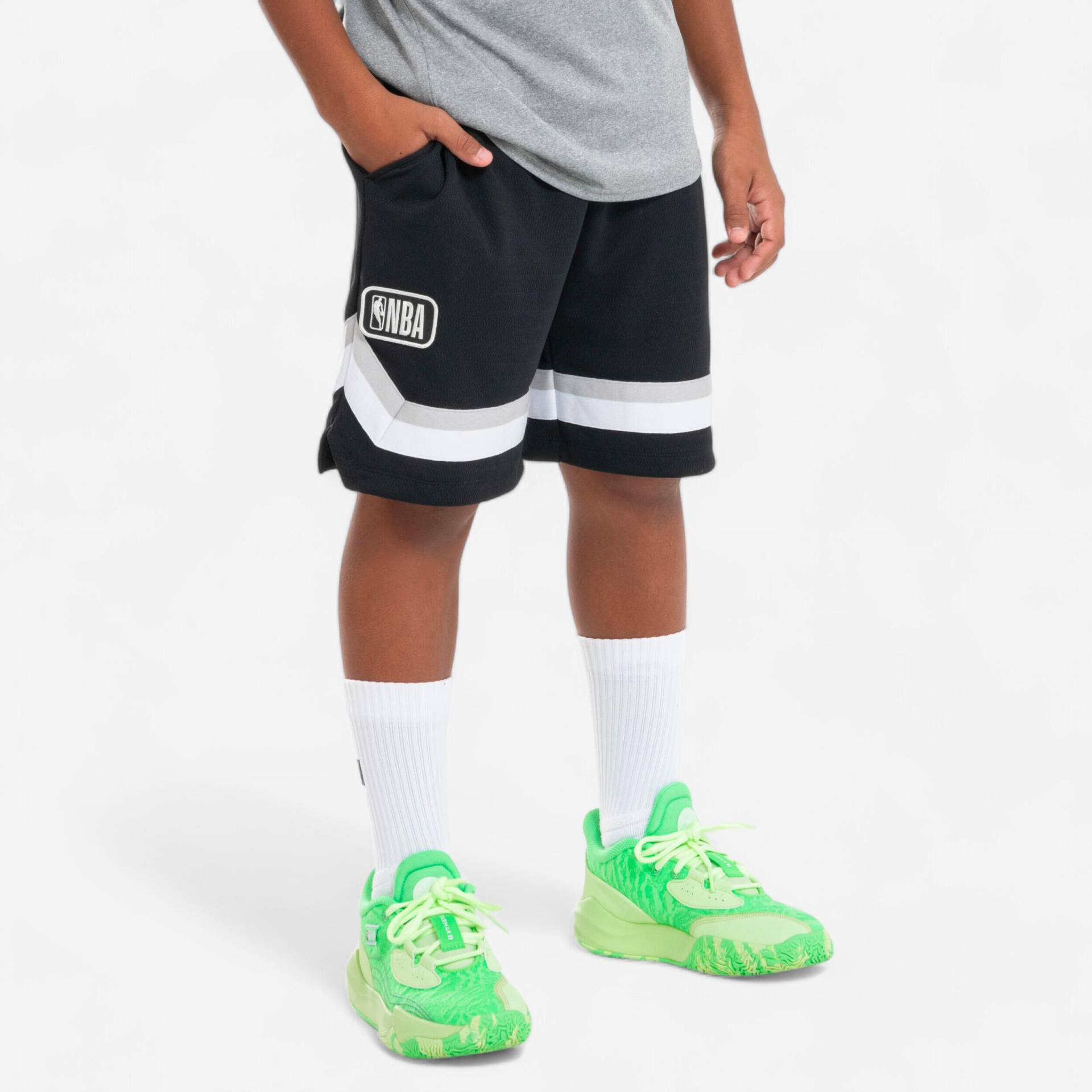 Kinder Basketball Shorts NBA - SH 900 JR schwarz von TARMAK