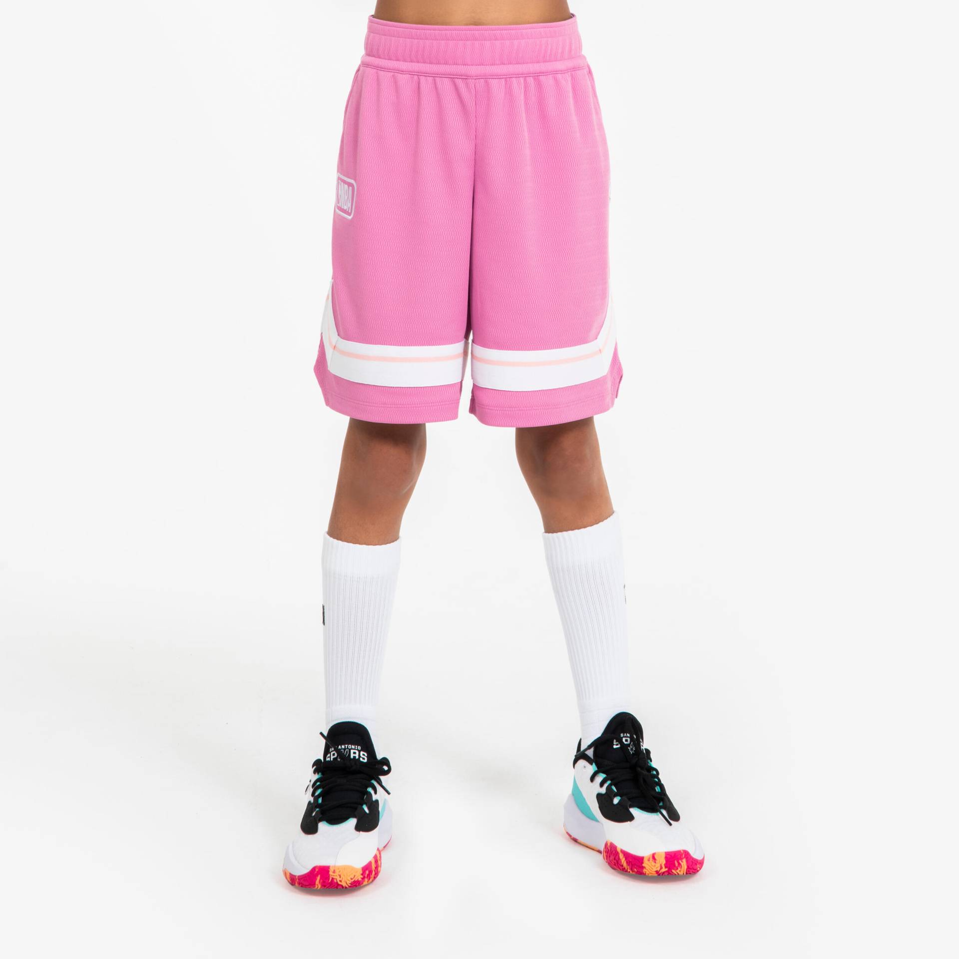 Kinder Basketball Shorts NBA - SH900 rosa Kinder Basketball Shorts NBA - SH900 rosa von TARMAK