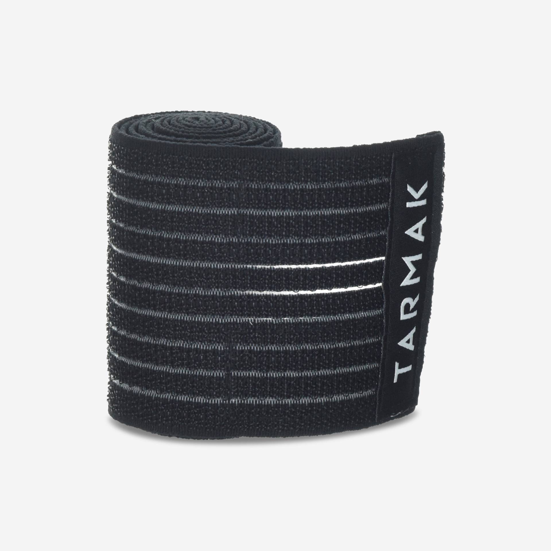 Stützbandage wiederverwendbar 8cm × 1.2m schwarz Stützbandage wiederverwendbar 8cm × 1.2m schwarz von TARMAK
