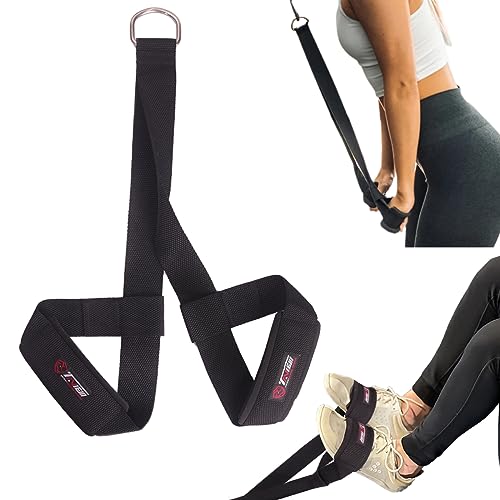 Reverse Squat AB Strap Prfect for Training Abs and Hip Flexors Elite Speed, Jumping, and Explosiveness for men and women. (Straps for Cable Machines) Knee Protection, Leg Strength, and Deep Core von TAVIEW