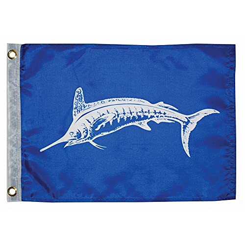 Taylor Made Products 3018 Fischfahne, Nylon, 30,5 x 45,7 cm, Marlin, Weiß Taylor Made Products 3018 Fischfahne, Nylon, 30,5 x 45,7 cm, Marlin, Weiß von TaylorMade