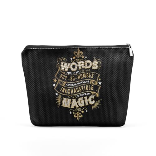 TBT Magic Stuff Kosmetiktasche für Buchliebhaber, Geschenke für Frauen, Magische Film-Fans, Zaubererhaus, Make-up-Tasche, Mehrfarbig 934, 9.5*7.9 inch von TBT