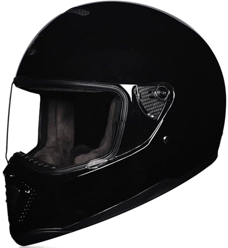 Modular Vollhelm Integrierter Motorrad-Vollhelm, Integralhelm Motorradhelm Mit Sonnenblende, DOT/ECE-Zugelassener Sicherheits-Anti-Kollisions-Helm Für Männer Und Frauen Erwachsene 4,XXL=63-64CM von TBTBZXCV