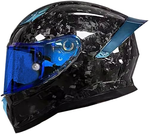 Motorradhelm Integralhelme Für Erwachsene Herren Und Damen, Vollvisierhelm Mopedhelm Atmungsaktiv Mit DOT/ECE Zertifiziert, Modular Motorradhelm Integralhelm Mit Sonnenblende 4,L=59-60CM von TBTBZXCV