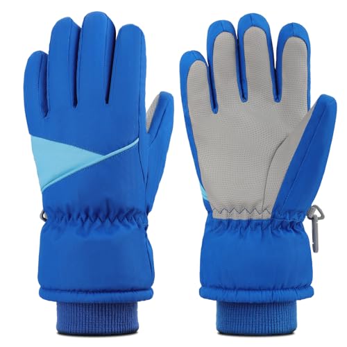TBoonor Ski Handschuhe Kinder, Winterhandschuhe mit warmem und atmungsaktivem Fleece-Innenfutter, Kinderhandschuhe wasserdicht und Winddicht,Fahrradhandschuhe für Jungen und Mädchen von 3-12 Jahren TBoonor Ski Handschuhe Kinder, Winterhandschuhe mit warmem und atmungsaktivem Fleece-Innenfutter, Kinderhandschuhe wasserdicht und Winddicht,Fahrradhandschuhe für Jungen und Mädchen von 3-12 Jahren von TBoonor