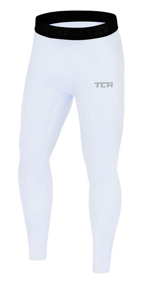 TCA Funktionsleggings TCA Herren Leggings, Kompressionshose, Sporthose - Weiss (1-tlg) TCA Funktionsleggings TCA Herren Leggings, Kompressionshose, Sporthose - Weiss (1-tlg) von TCA