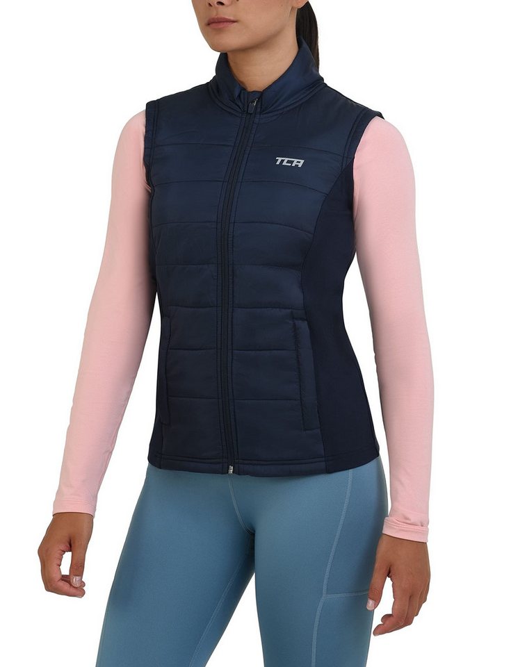 TCA Funktionsweste TCA Damen Excel Runner Laufweste - Dunkelblau (1-tlg) TCA Funktionsweste TCA Damen Excel Runner Laufweste - Dunkelblau (1-tlg) von TCA
