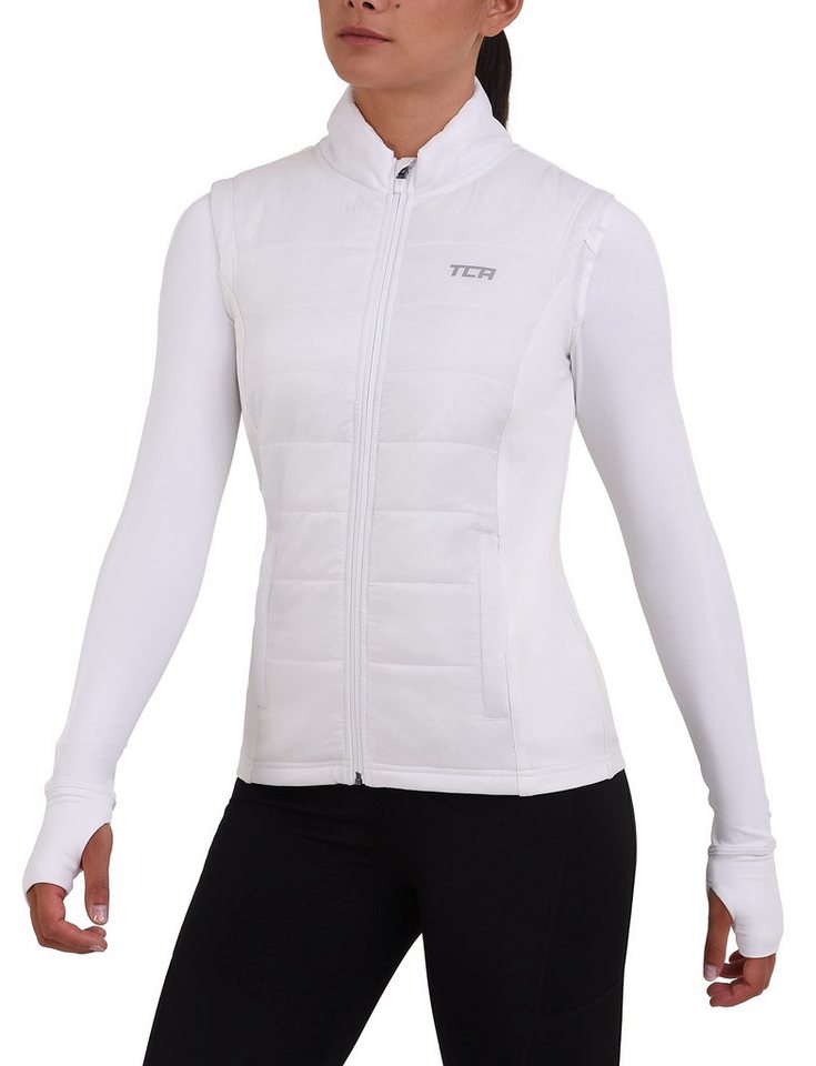 TCA Funktionsweste TCA Damen Excel Runner Laufweste mit Reißverschlusstaschen - Weiß (1-tlg) TCA Funktionsweste TCA Damen Excel Runner Laufweste mit Reißverschlusstaschen - Weiß (1-tlg) von TCA