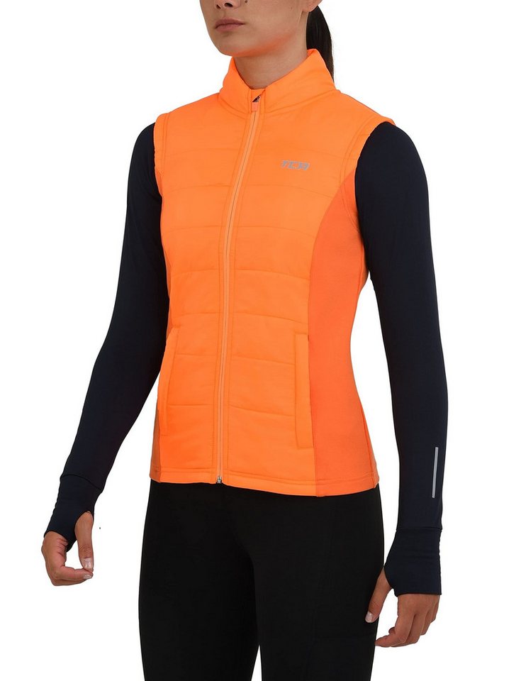 TCA Funktionsweste TCA Damen Excel Runner Laufweste mit Taschen - Orange (1-tlg) TCA Funktionsweste TCA Damen Excel Runner Laufweste mit Taschen - Orange (1-tlg) von TCA