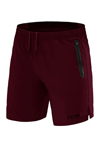 TCA Herren Elite Tech Leichte Laufhose Gymshorts Trainingsshorts und Laufshorts mit Reißverschlusstaschen - Sporthose Herren Kurz - Dunkelbraun, S TCA Herren Elite Tech Leichte Laufhose Gymshorts Trainingsshorts und Laufshorts mit Reißverschlusstaschen - Sporthose Herren Kurz - Dunkelbraun, S von TCA