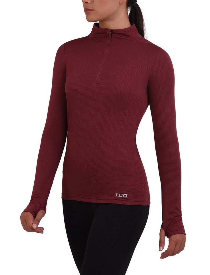 TCA Langarmshirt Damen Sport Shirt Langarm Laufshirt Fitness Yoga XS (1-tlg) von TCA