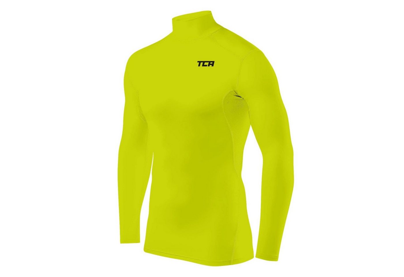 TCA Langarmshirt TCA Herren HyperFusion Kompressionsshirt - Licht Grün (1-tlg) von TCA