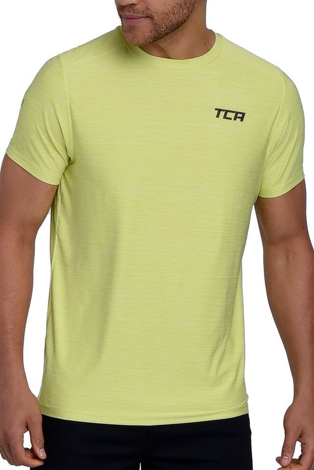 TCA T-Shirt TCA Herren Galaxy Fitness Shirt - Lichtgrün (1-tlg) von TCA
