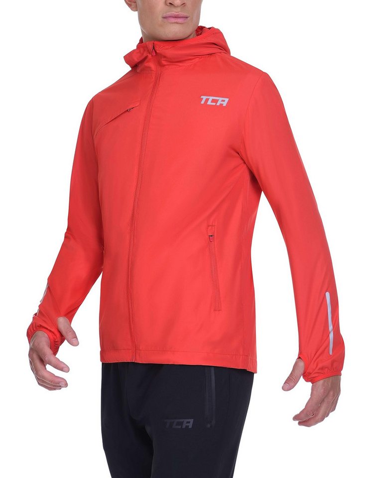 TCA Trainingsjacke TCA Herren Laufjacke, atmungsaktiv, reflektierend - Rot, XXL TCA Trainingsjacke TCA Herren Laufjacke, atmungsaktiv, reflektierend - Rot, XXL von TCA