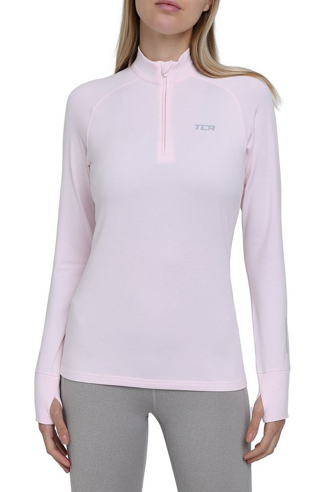 TCA Trainingsshirt TCA Damen Winter Laufshirt mit Brustreißverschluss - Rosa (1-tlg) TCA Trainingsshirt TCA Damen Winter Laufshirt mit Brustreißverschluss - Rosa (1-tlg) von TCA