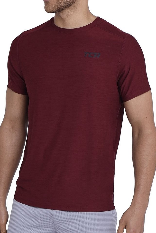 TCA Trainingsshirt TCA Herren Galaxy Fitness Lauf Shirt - Cabernet (1-tlg) TCA Trainingsshirt TCA Herren Galaxy Fitness Lauf Shirt - Cabernet (1-tlg) von TCA
