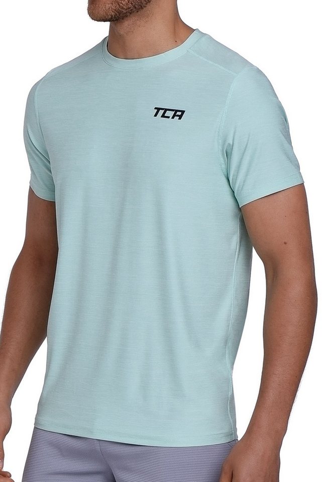 TCA Trainingsshirt TCA Herren Galaxy Laufshirt - Hellblau, XL (1-tlg) TCA Trainingsshirt TCA Herren Galaxy Laufshirt - Hellblau, XL (1-tlg) von TCA