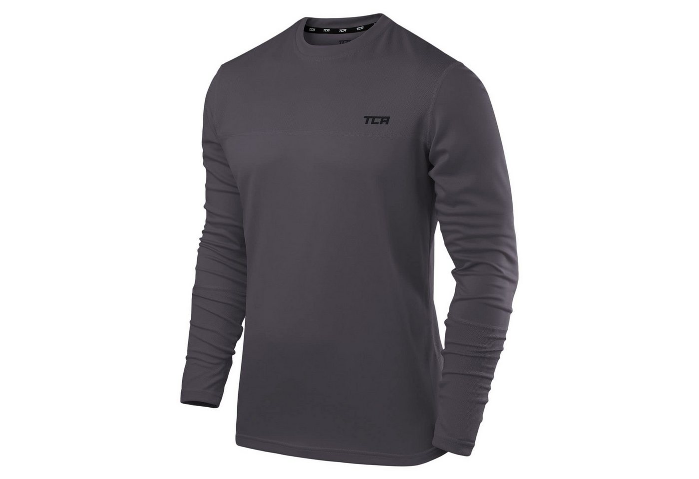 TCA Trainingsshirt TCA Herren Langarm Laufshirt - Grau (1-tlg) TCA Trainingsshirt TCA Herren Langarm Laufshirt - Grau (1-tlg) von TCA