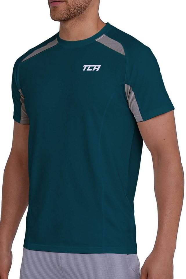 TCA Trainingsshirt TCA Herren Quickdry Sportshirt - Grün (1-tlg) TCA Trainingsshirt TCA Herren Quickdry Sportshirt - Grün (1-tlg) von TCA