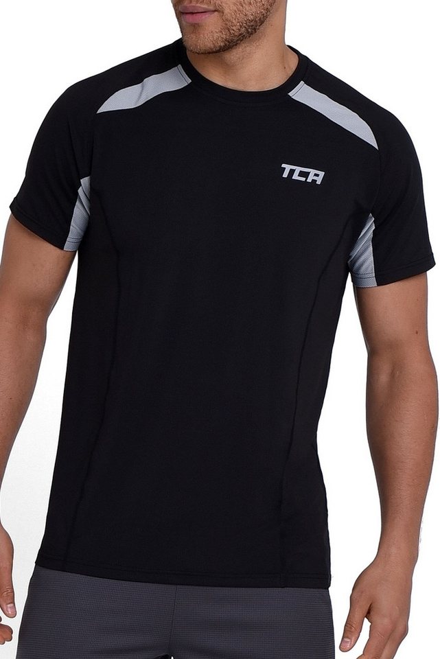 TCA Trainingsshirt TCA Herren Quickdry Sportshirt - Schwarz, XL (1-tlg) TCA Trainingsshirt TCA Herren Quickdry Sportshirt - Schwarz, XL (1-tlg) von TCA