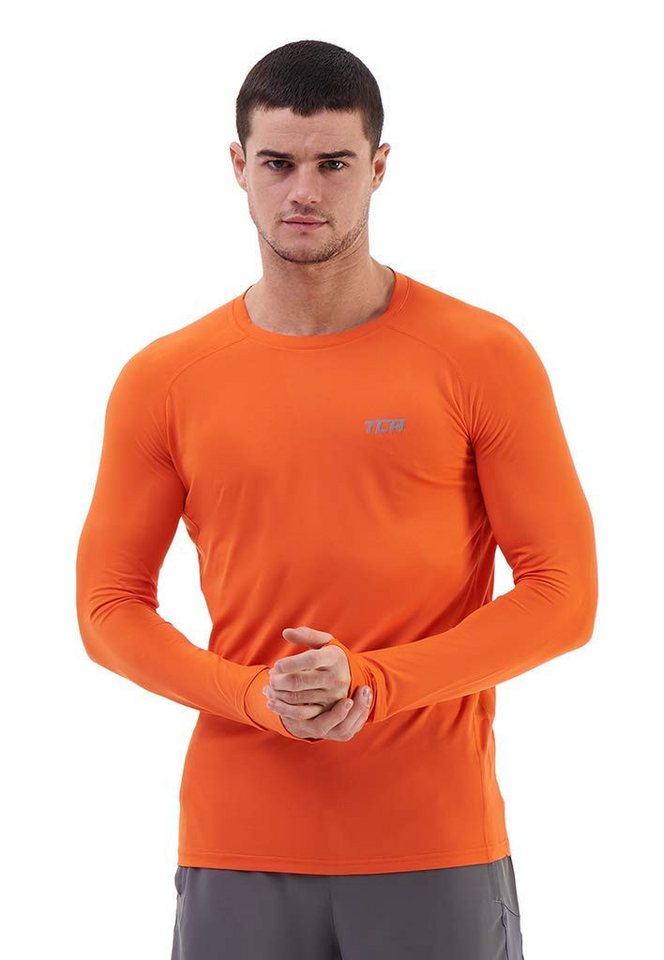 TCA Trainingsshirt TCA Herren Stamina Langarmshirt - Leichtes Laufshirt - Rot (1-tlg) TCA Trainingsshirt TCA Herren Stamina Langarmshirt - Leichtes Laufshirt - Rot (1-tlg) von TCA