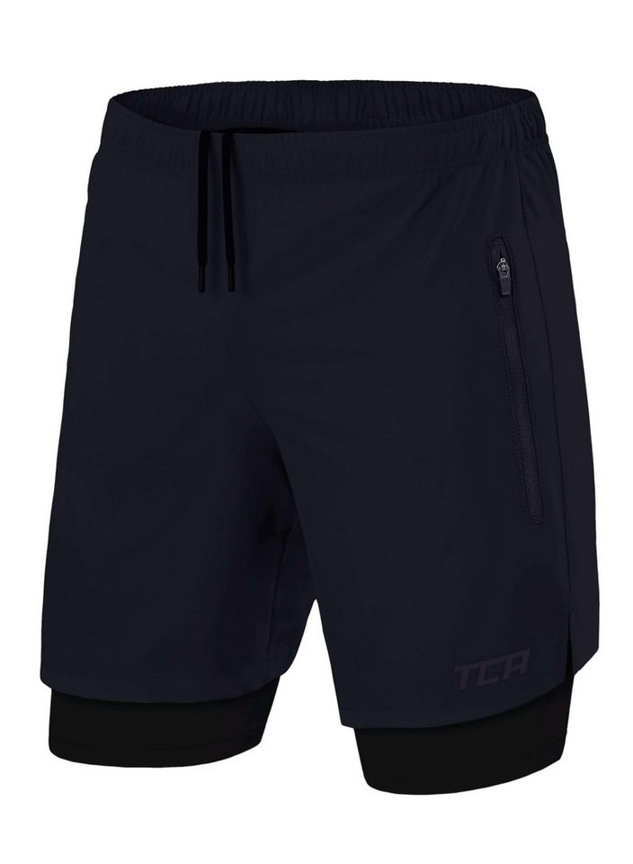 TCA Trainingsshorts TCA Herren 2-in-1 Laufhose - Dunkelblau/Schwarz, XL (1-tlg) TCA Trainingsshorts TCA Herren 2-in-1 Laufhose - Dunkelblau/Schwarz, XL (1-tlg) von TCA
