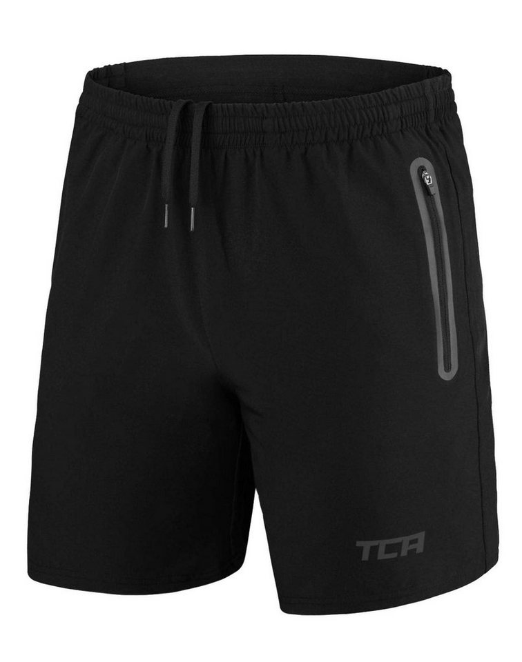 TCA Trainingsshorts TCA Herren Elite Tech Laufhose - Schwarz/Schwarz (1-tlg) von TCA
