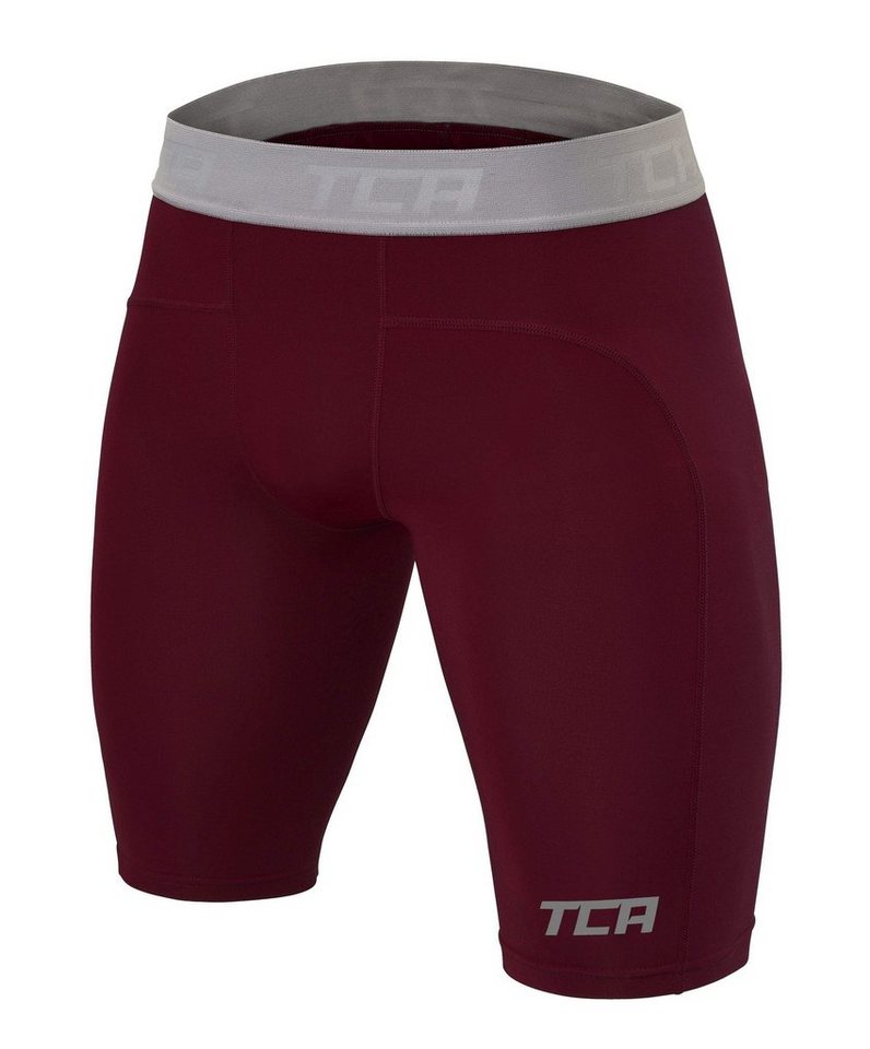 TCA Trainingsshorts TCA Herren Kompressionsshorts - Cabernet (1-tlg) von TCA