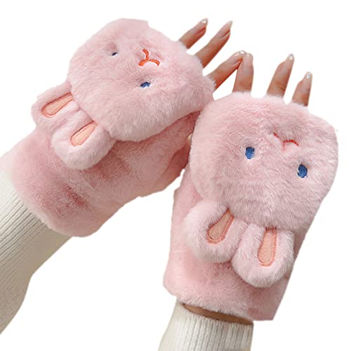 Damen Fox Handschuhe Winter FauxFur Cute Fäustlinge Armstulpen Schwarz Damen Damen Fox Handschuhe Winter FauxFur Cute Fäustlinge Armstulpen Schwarz Damen von TDEOK