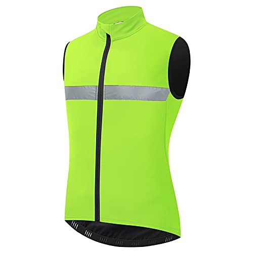 TDHLW Winter Fahrradweste Herren Wasserdicht Atmungsaktiv Warme Fleeceweste Reflektierend Radweste Ärmellos Laufweste Winddicht MTB Rennrad Fahrrad Weste Outdoor Windstopper,Grün,M TDHLW Winter Fahrradweste Herren Wasserdicht Atmungsaktiv Warme Fleeceweste Reflektierend Radweste Ärmellos Laufweste Winddicht MTB Rennrad Fahrrad Weste Outdoor Windstopper,Grün,M von TDHLW