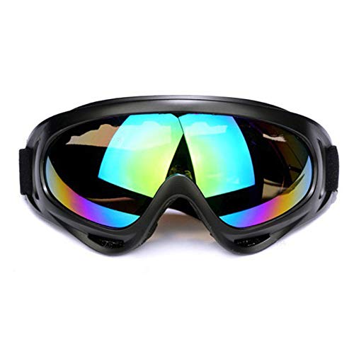 TEAFIRST Herren-Winter-Skibrille, Anti-Beschlag-Gläser, UV-Snowboard, Schneemobil, Motorrad (bunt, 18,5 x 8,5 cm) von TEAFIRST