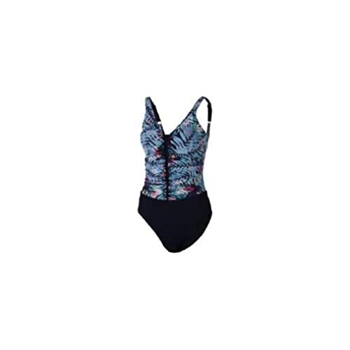 TECNOPRO Damen Flora Badeanzug, Blau, 50B TECNOPRO Damen Flora Badeanzug, Blau, 50B von TECNOPRO