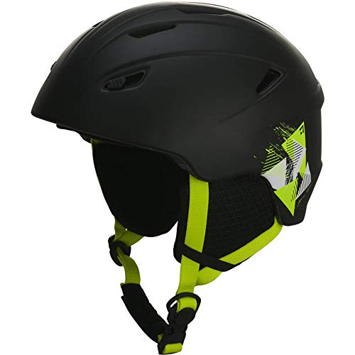 TECNOPRO Kinder Pulse JR HS-016 Ski-helme, Black/Yellow, XS von TECNOPRO