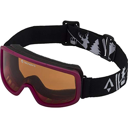 Tecnopro Kinder Skibrille Mistral 2.0, Black/Pink, 2 Tecnopro Kinder Skibrille Mistral 2.0, Black/Pink, 2 von TECNOPRO