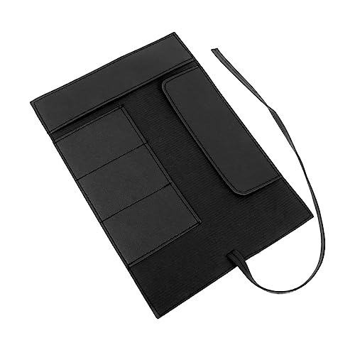 TEHAUX Handtasche Ölgemälde-Pinsel-Organizer Federmäppchen Pinselhalter Halter Für Lipgloss Steht Schreibwarenhalter Schreibwarenbeutel Für Die Schule Bleistiftbehälter Pu Black von TEHAUX