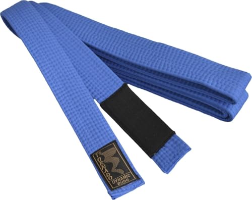 TEKKA BUDO BJJ Gürtel Brazilian Jiu Jitsu Farbgürtel Blau, schwarzer Balken 280 cm von TEKKA BUDO