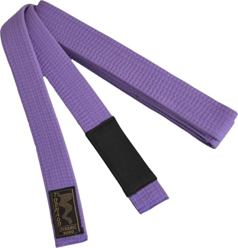 TEKKA BUDO BJJ Gürtel Brazilian Jiu Jitsu Farbgürtel Violett, schwarzer Balken 280 cm von TEKKA BUDO