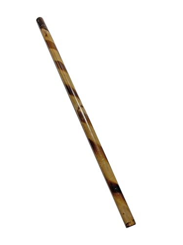 TEKKA BUDO Escrima Stock - Rattan Trainingsstick 65 cm - Brandmuster Spirale - Holz Kurzstock Arnis Kali Kampfsport TEKKA BUDO Escrima Stock - Rattan Trainingsstick 65 cm - Brandmuster Spirale - Holz Kurzstock Arnis Kali Kampfsport von TEKKA BUDO