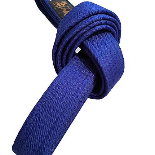 TEKKA BUDO Kampfsport Gürtel Blau - 260 cm x 4 cm - Blaugurt für Karate, Judo, Taekwondo, Jujutsu, Kickboxen, Ninjutsu von TEKKA BUDO
