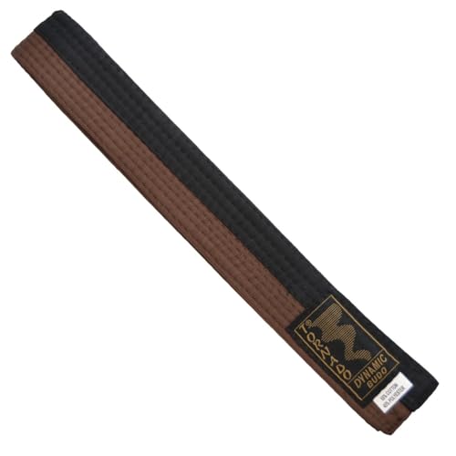 TEKKA BUDO Kampfsport Gürtel Braun-Schwarz mittig geteilt 2-farbig - Budogürtel halb halb gestreift, Karate, Judo, Taekwondo, Ju-Jutsu - 280 cm TEKKA BUDO Kampfsport Gürtel Braun-Schwarz mittig geteilt 2-farbig - Budogürtel halb halb gestreift, Karate, Judo, Taekwondo, Ju-Jutsu - 280 cm von TEKKA BUDO